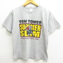 【中古】古着 半袖 ビンテージ ヴィンテージTシャツ キッズ ボーイズ 子供服 00年代 00s レスリング クルーネック 丸首 グレー 霜降り | 春夏 春物 春服 秋冬 秋物 秋服 女の子 子ども服 こども服 カジュアル ファッション おしゃれ かわいい