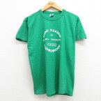 【中古】古着 ラッセル 半袖 ビンテージ ヴィンテージTシャツ メンズ 80年代 80s ガールスカウト コットン クルーネック 丸首 USA製 アメリカ製 緑 グリーン Lサイズ 中古 | 春夏 夏物 夏服 ヴィンテージTシャツ メンズファッション カットソー ティーシャツ ティシャ