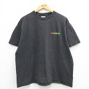 古着 半袖 ビンテージ ヴィンテージTシャツ メンズ 90年代 90s GoLive 大きいサイズ 2L LL ビッグシルエット ゆったり ビッグサイズ オーバーサイズ コットン クルーネック 丸首 黒 ブラック XLサイズ 中古 | 春夏 夏物 夏服 ヴィンテージTシャツ メンズファッ