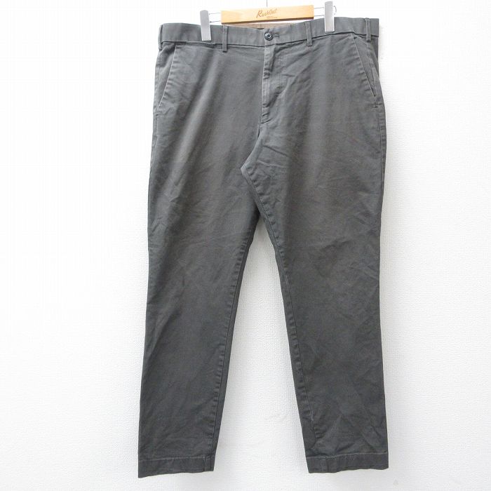 Rakuten - 【中古】古着 ギャップ GAP チノパン メンズ W38 濃グレー カジュアルパンツ ストレート ワイド アメカジ ストリート テーパード きれいめ ヴィンテージ レトロ 25nov22