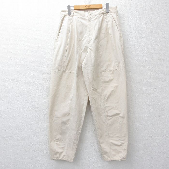 樂天商城 - 【中古】古着 ビューグルボーイ パンツ メンズ 90年代 90s テーパード 薄ベージュ 25nov27