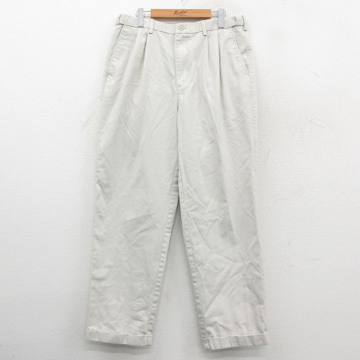 【中古】古着 ピューリタン 00s パンツ メンズ 薄ベージュ ベージュ カジュアル アメカジ ストリート きれいめ ヴィンテージ レトロ オールド 26jan14 2OF
