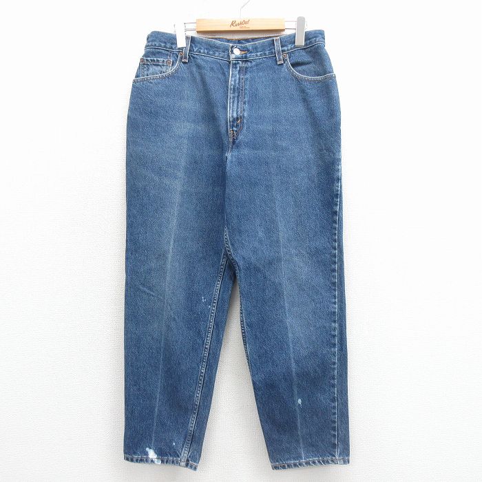 乐天商城 - 古着 リーバイス Levis 550 ジーンズ レディース 00年代 00s テーパード コットン 紺 デニム【spe】 26jan23