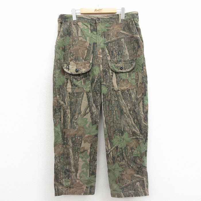 樂天商城 - 【中古】古着 ハンティング ブッシュ パンツ メンズ TREBARK コットン グレー系他【spe】 26feb02