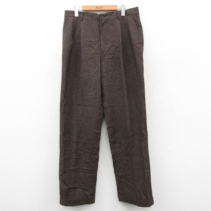 乐天商城 - 【中古】古着 ジェイクルー ブランド パンツ メンズ 00年代 00s ウール こげ茶 26feb14