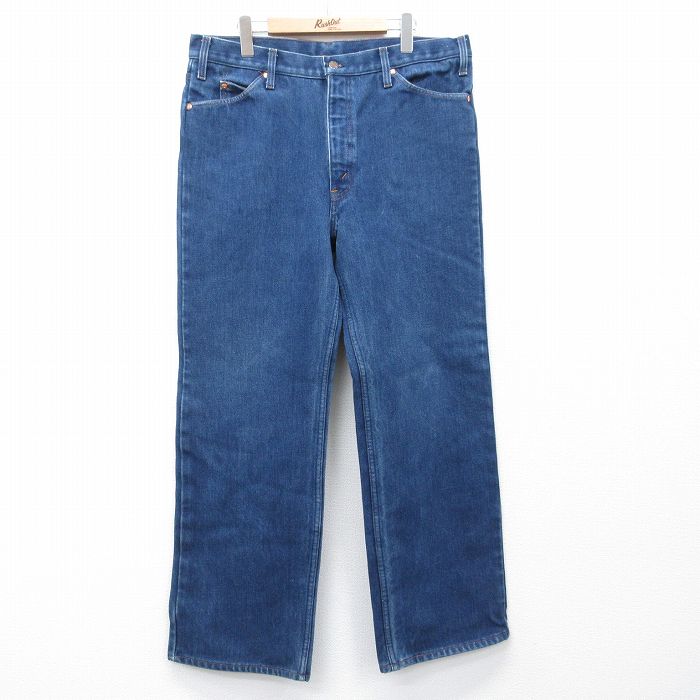 【中古】古着 ジーンズ メンズ 80年代 80s コットン 紺 デニム...(4.0)