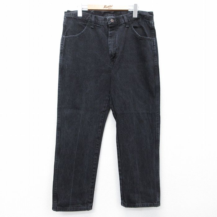 樂天商城 - 【中古】古着 ラスラー ジーンズ メンズ コットン 黒 デニム 26feb20