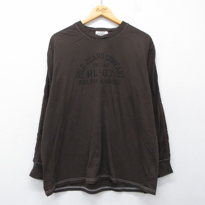 【中古】古着 ラルフローレン ポロジーンズ 長袖 ブランド Tシャツ ...(4.0)