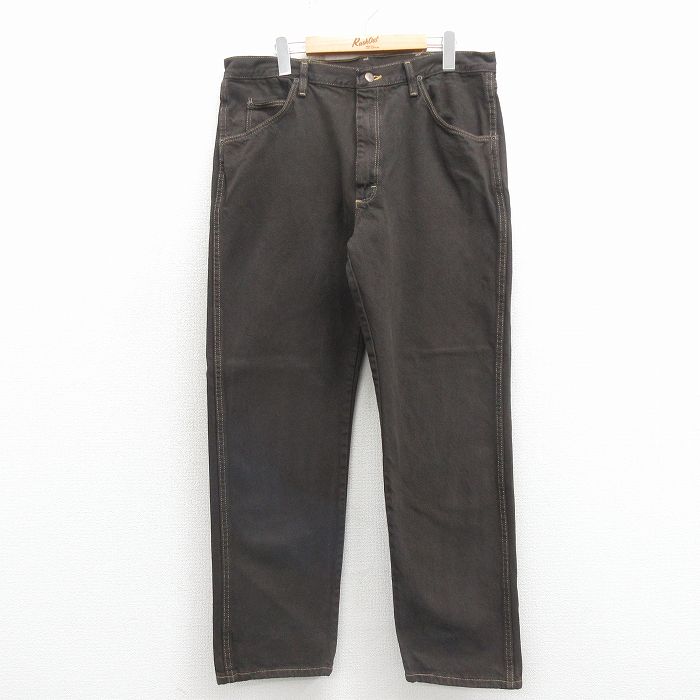 樂天商城 - 【中古】古着 ラングラー ジーンズ メンズ コットン こげ茶 26feb26