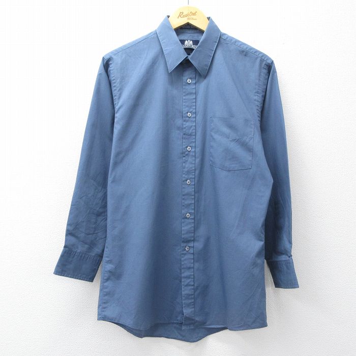 Rakuten - 【中古】古着 90s 長袖シャツ メンズ 90年代 紺 USA製 アメカジ ストリート ヴィンテージ カジュアル きれいめ レトロ オールド 26feb28