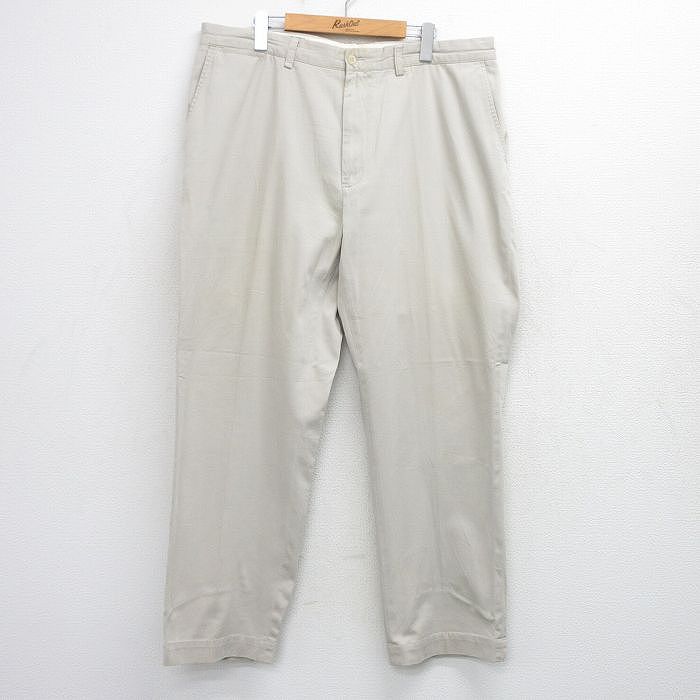 古着 ラルフローレン 90s チノパン メンズ 薄ベージュ Ralph Lauren コットン PROSPECT ビジネスカジュアル アメカジ ストリート きれいめ ヴィンテージ 26mar02