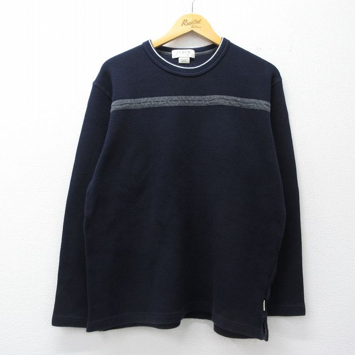 樂天商城 - 【中古】古着 ジェイクルー 長袖 ビンテージ Tシャツ メンズ 00年代 00s コットン クルーネック 紺他【spe】 26mar02