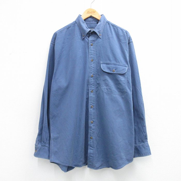 希少 90s LANDS'END シャツパーカー リネンシャツ 麻 ベージュ 古着 90年代 ランズエンド LANDS END 半袖 リネンシャツ ボックス