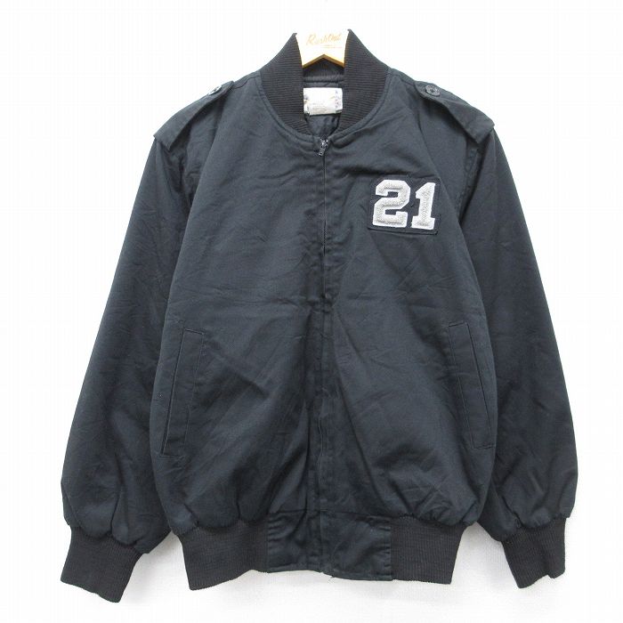 樂天商城 - 【中古】古着 長袖 ジャケット メンズ 21 黒 内側キルティング 26mar06