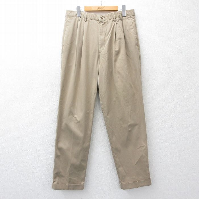 乐天商城 - 【中古】古着 ドッカーズ パンツ メンズ 00年代 00s コットン ベージュ系 26mar06