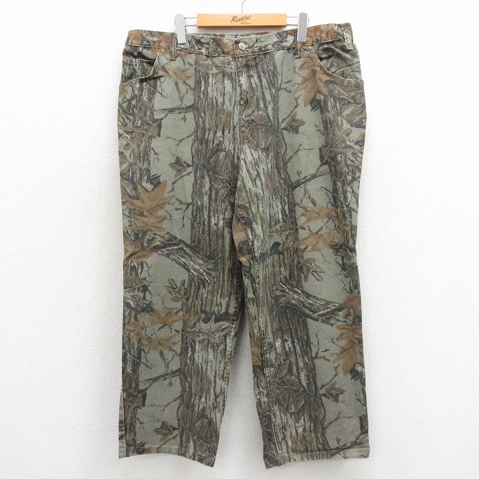 【中古】古着 カベラス 90s ハンティングパンツ メンズ 90年代 リアルツリー迷彩 茶 コットン アメカジ ストリート カジュアル きれいめ ヴィンテージ レトロ 26mar12