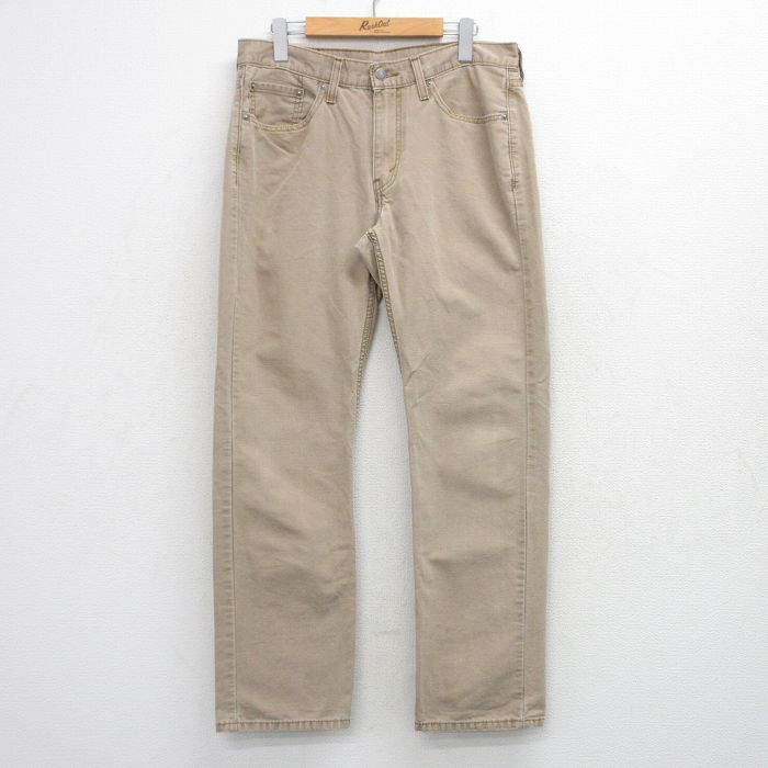 乐天商城 - 【中古】古着 リーバイス Levis 514 ジーンズ メンズ コットン ベージュ デニム 26mar14