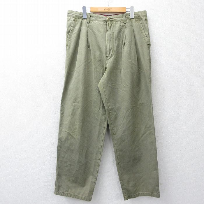 乐天商城 - 【中古】古着 パンツ メンズ 薄緑 26mar14