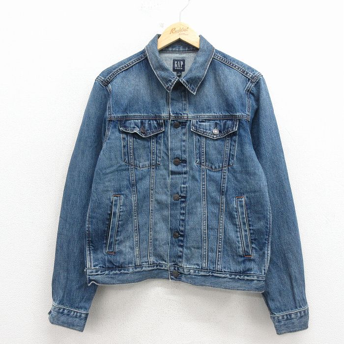 樂天商城 - 【中古】古着 ギャップ GAP 長袖 ジージャン メンズ コットン 紺 デニム 26mar17