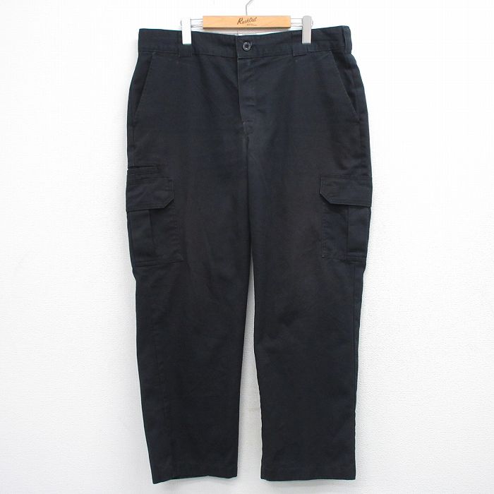 樂天商城 - 【中古】古着 ディッキーズ ワーク カーゴ パンツ メンズ 黒 26mar18