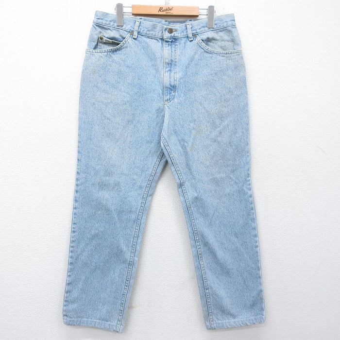 樂天商城 - 【中古】古着 リー Lee ジーンズ メンズ 90年代 90s コットン USA製 紺 デニム 26mar18