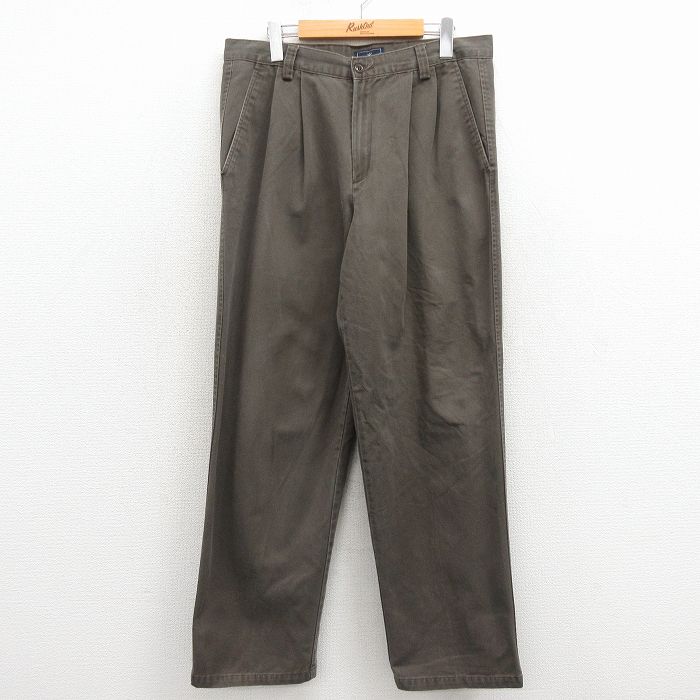 80s USA DOCKERS チノパンツ ワンタック ストレート ブラウン 80s USA DOCKERS チノパンツ ワンタック ストレート ブラウン 80s USA