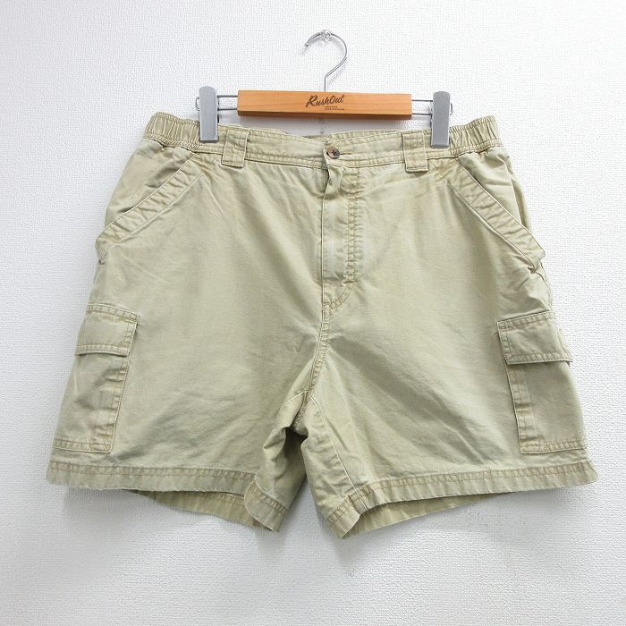 乐天商城 - 【中古】古着 エルエルビーン ショート カーゴ パンツ ショーツ メンズ 00年代 00s コットン ベージュ系 26mar26