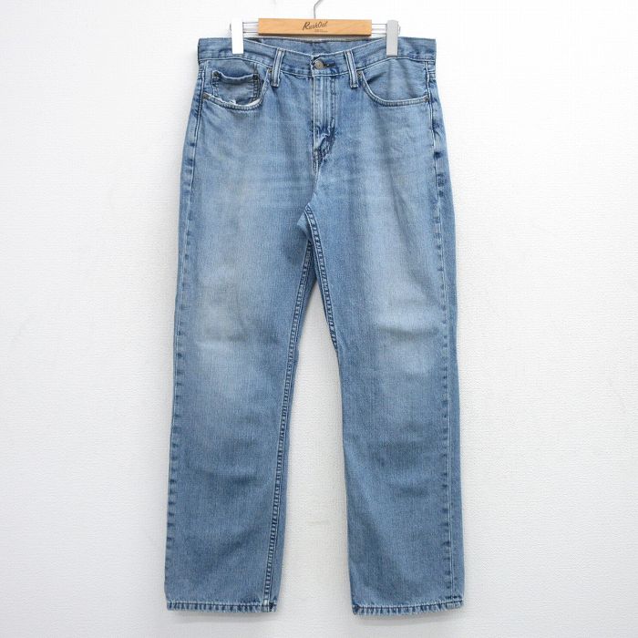 【中古】古着 リーバイス 514 デニム ジーンズ メンズ 紺 ネイビー Levis コットン ヒゲ アメカジ ストリート カジュアル きれいめ ヴィンテージ レトロ【spe】 26mar30