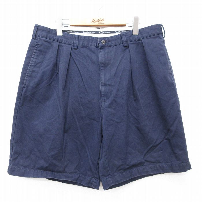 【中古】古着 ラルフローレン 90s ポロチノショーツ メンズ 紺 ネイビー コットン 90年代 ショート丈 アメカジ ストリート カジュアル きれいめ ヴィンテージ【spe】 26mar30