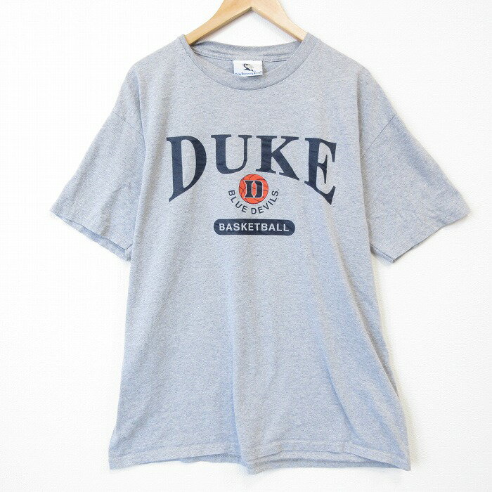 ★DUKE ビンテージ デューク大学 プリント Tシャツ ★ 80s ビンテージ ブルーデビルズ Tシャツ デューク大学 カレッジ