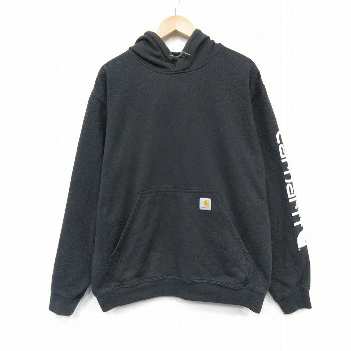 Rakuten - 【中古】古着 カーハート 長袖パーカー メンズ 黒 ブルゾン アウター Carhartt ワーク アメカジ ストリート カジュアル ヴィンテージ きれいめ レトロ オールド 26apr07