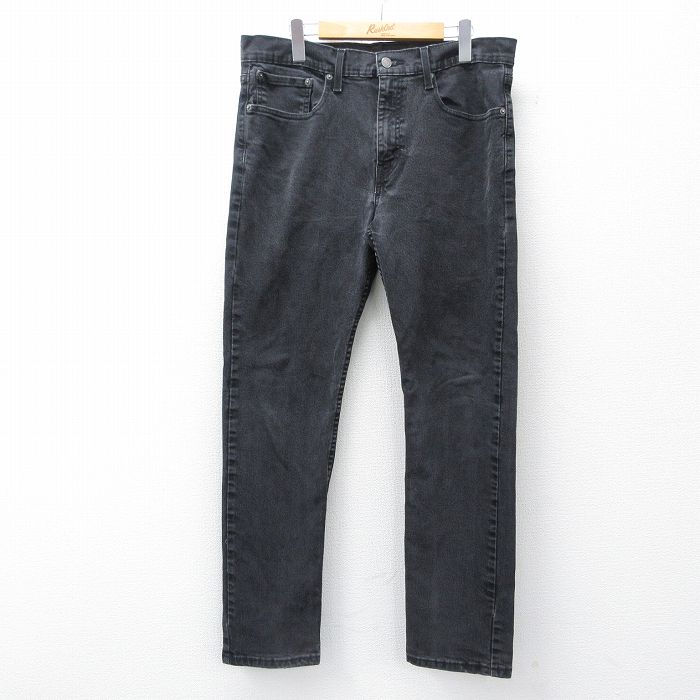 【中古】古着 リーバイス Levis 502 ジーンズ メンズ 黒 デニム 26apr13