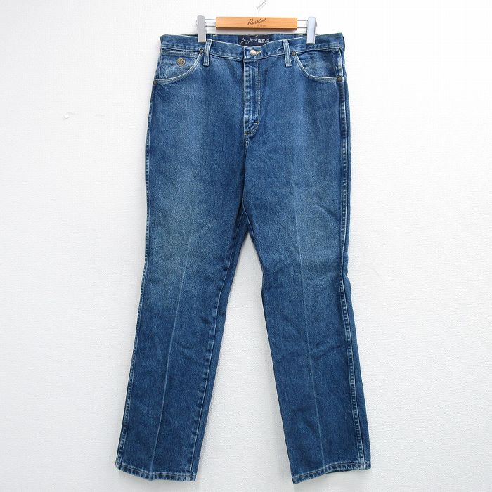 Rakuten - 【中古】古着 ラングラー ジーンズ メンズ コットン 紺 デニム 26apr20
