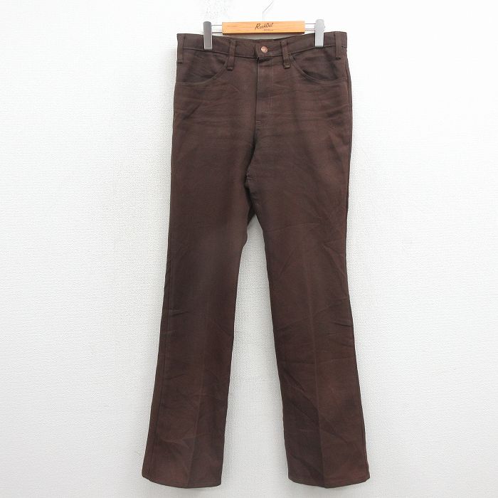 Rakuten - 【中古】古着 リーバイス Levis 517 パンツ メンズ 80年代 80s ブーツカット USA製 こげ茶 26may01