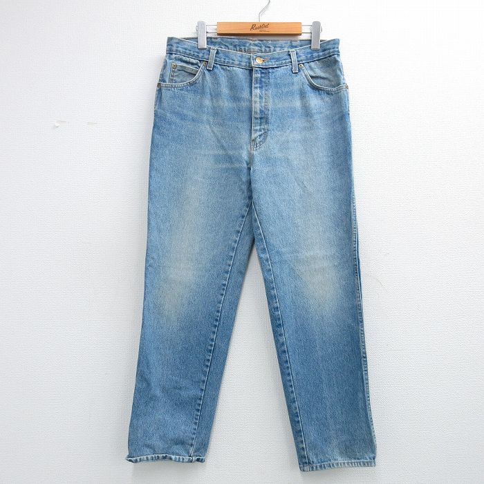Rakuten - 【中古】古着 カルバンクライン ジーンズ メンズ 90年代 90s ヒゲ コットン USA製 紺 デニム 26may02