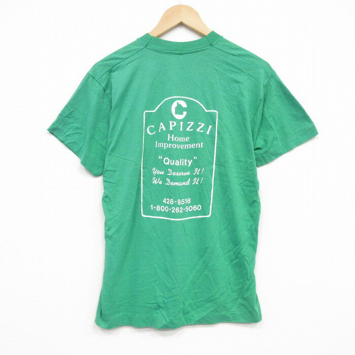 Rakuten - 【中古】古着 スクリーンスターズ 半袖 ビンテージ Tシャツ メンズ 80年代 80s CAPIZZI クルーネック USA製 緑 26may02