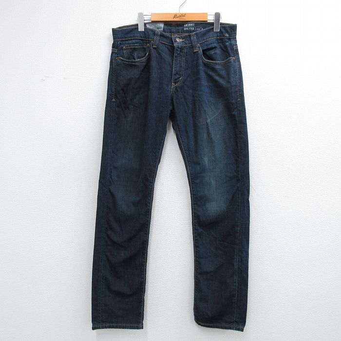 乐天商城 - 【中古】古着 リーバイス Levis 511 ジーンズ メンズ ヒゲ 濃紺 デニム 26may07