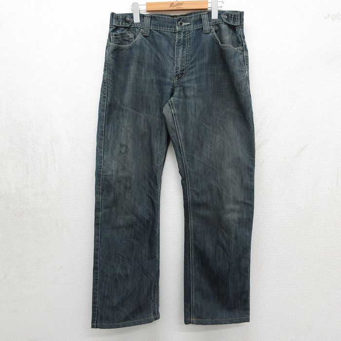乐天商城 - 【中古】古着 リーバイス Levis 514 ジーンズ メンズ ヒゲ コットン 紺 デニム 26may09