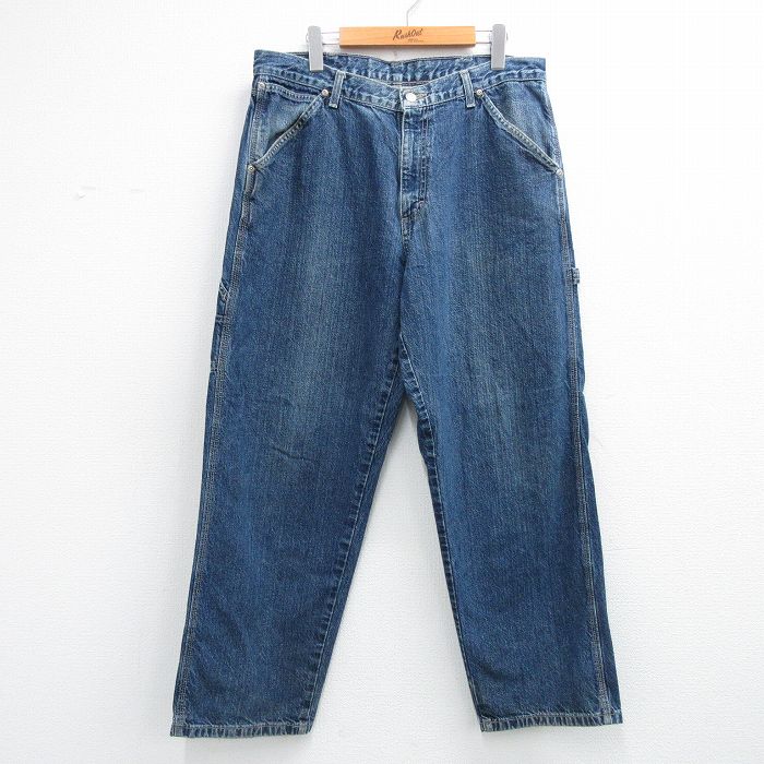 Rakuten - 【中古】古着 ラングラー ペインター パンツ メンズ コットン ブルー デニム 26may15