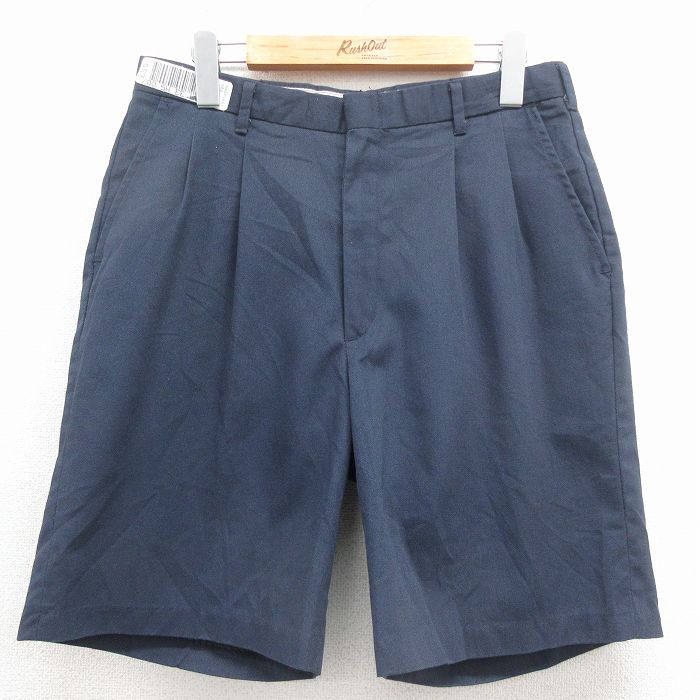 乐天商城 - 【中古】古着 ショート パンツ メンズ 90年代 90s USA製 ネイビー 26may22