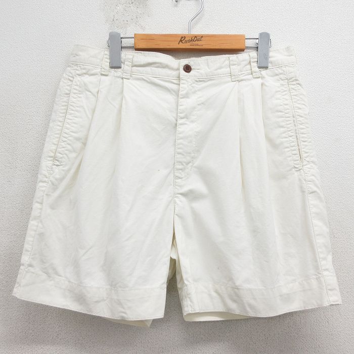 乐天商城 - 【中古】古着 ドッカーズ ショート パンツ メンズ 00年代 00s コットン ホワイト 26may22