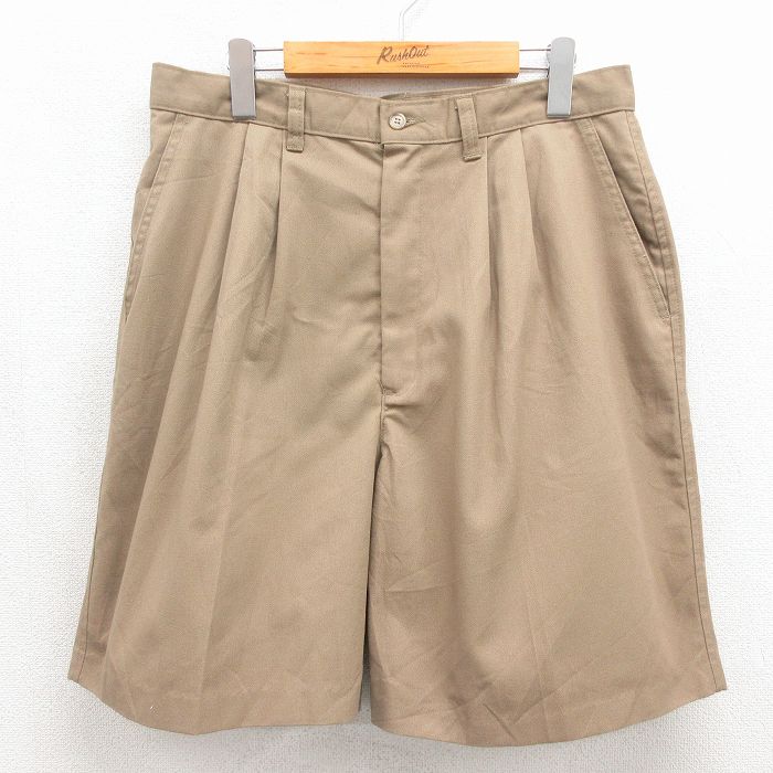 乐天商城 - 【中古】古着 Wear Guard ショート パンツ メンズ 90年代 90s USA製 ベージュ【spe】 26may22