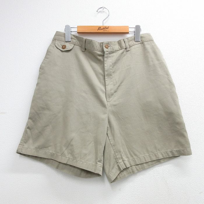 乐天商城 - 【中古】古着 タウンクラフト ショート パンツ ショーツ メンズ 90年代 90s カーキ 26may25