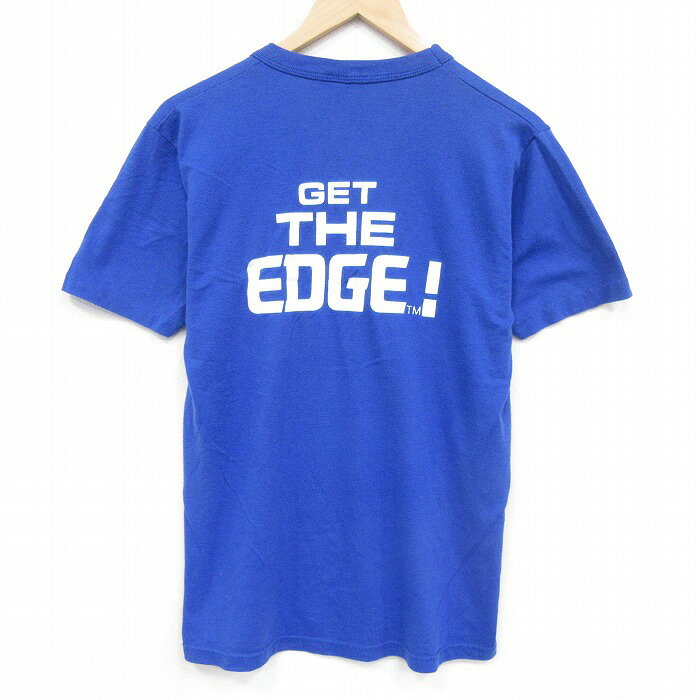 樂天商城 - 【中古】古着 ラッセル 半袖 ビンテージ Tシャツ メンズ 80年代 80s EDGE クルーネック USA製 ブルー 26may30