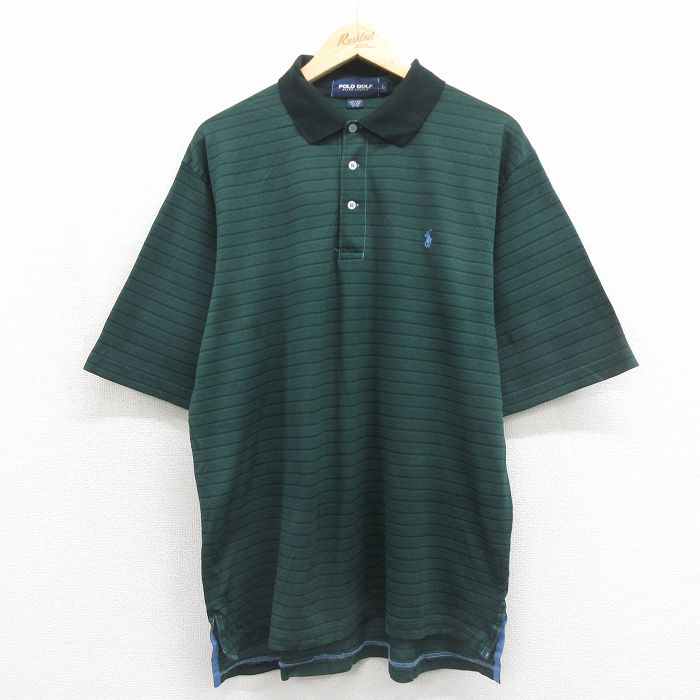楽天市場】polo ralph lauren ボーダー グリーン（ポロシャツ