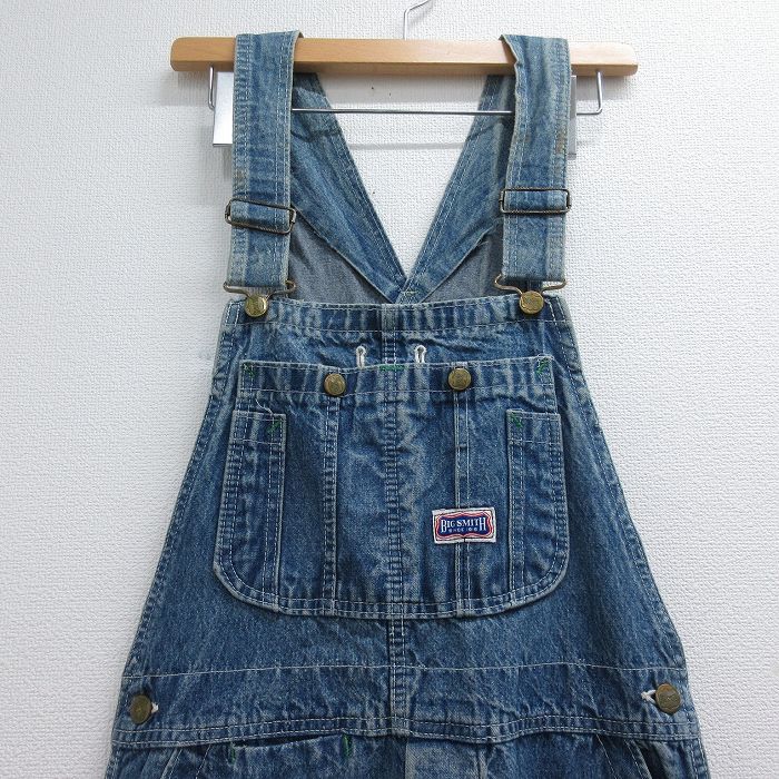 【中古】古着 90s オーバーオール メンズ ネイビー W30 ヴィンテージ ジーンズ デニム オールインワン アメカジ ストリート カジュアル きれいめ レトロ オールド rushout-10753780 古着屋RushOut サンプル画像2