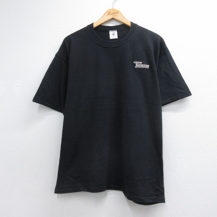 メンズ 90-00s アメリカンサンダー ライトニング ウルフ Tシャツ L