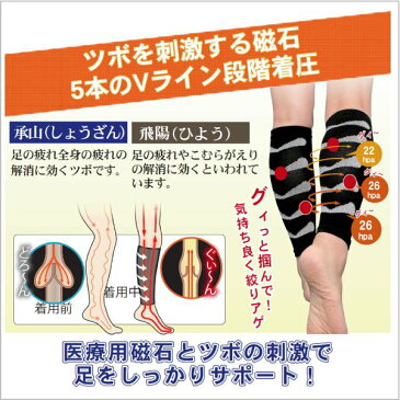 磁気治療器 ふくらはぎ磁気サポーター/健康/ふくらはぎ/足首/磁気/磁石/着圧/血流促進効果/管理医療機器