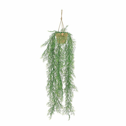 アートグリーン 人工観葉植物 光触媒 光の楽園 ウイローグラスハンガー(ポリ製)