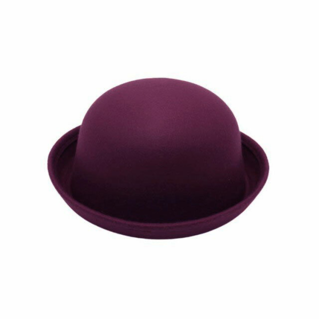 子供用 レディースハット 親子コーデ 無地 つば付きハット キッズハット 帽子 ボーラーハット フェルトハット 帽子 メンズ シンプル レディース ぼうし 男の子 女の子 フェルト帽 親子帽子 FELT 3